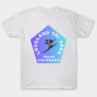 Loveland Ski Area Dillon Colorado U.S.A. Gift Ideas For The Ski Enthusiast. T-Shirt